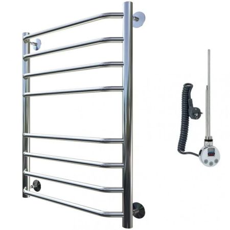 Электрический полотенцесушитель Тругор Браво 2 элТЭН 80x30 Хром, артикул Браво2/элТЭН8030