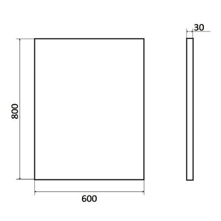 Зеркало Orange Nature 60 ON-60ZE с подсветкой с сенсорным выключателем