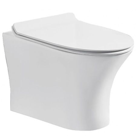 Унитаз Cerutti SPA 2617E 7191 подвесной с сиденьем Микролифт, артикул CT7191