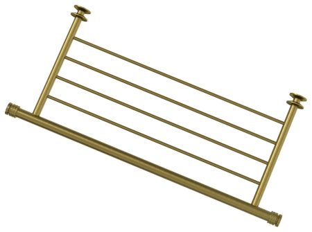 ПОЛКА прямая 4П (L - 470 мм) н/ж для ДР "СУНЕРЖА" (Состаренная бронза), артикул 05-2012-4470
