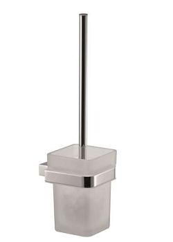 Sanibano Enzo, настенный стеклянный ёрш, цвет хром