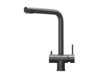 Смеситель для кухни GRANULA (7011, ГРАФИТ МАТОВЫЙ), артикул 7011, ГРАФИТ МАТОВЫЙ