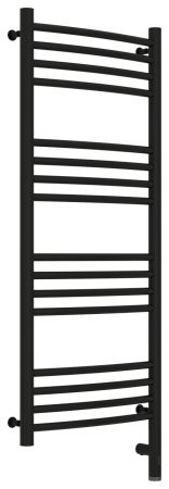 Полотенцесушитель, Сунержа, Богема 3.0, электрический, ширина, мм-432, глубина, мм-88, высота, мм-1000, подключение-справа, электрокомплект-ТЭН, мощность, Вт-300, материал-нержавеющая сталь, цвет-черный матовый, артикул 31-5803-1040