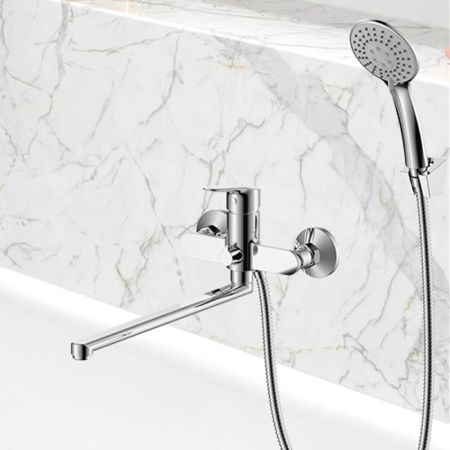 Смеситель для ванны WesnaArt TIS TIS21-320, хром