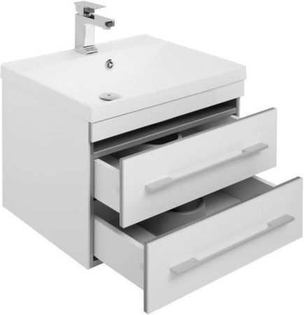 Комплект мебели для ванной Aquanet Верона 60 белый (подвесной 2 ящика)
