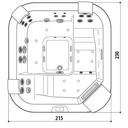 JACUZZI Santorini Pro Winter pro kit (для установки на улицу)
