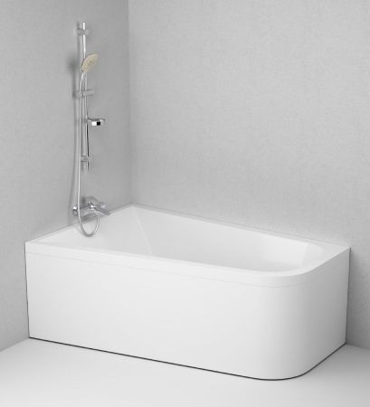 W72A-160R100W-A2 Ванна акриловая spirit  ассиметричная 160x100, без слива/перелива, правосторонняя, артикул W72A-160R100W-A2
