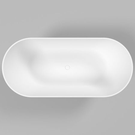 Ванна WHITECROSS Coral A 165x75 (белый мат) иск. камень