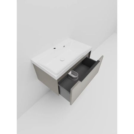 Тумба под раковину подвесная La Fenice SIMPLA FNC-01-SIM-C-80, бежевая, артикул FNC-01-SIM-C-80