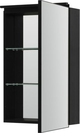 Зеркальный шкаф De Aqua Алюминиум 50 черный, артикул 261756