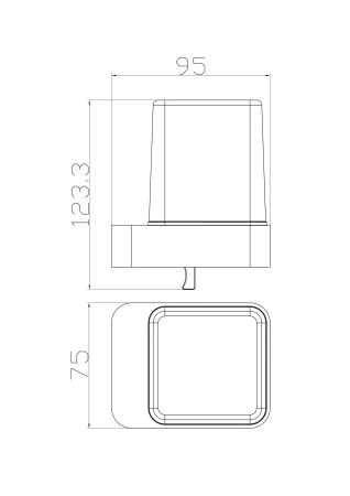 Дозатор мыла WONZON & WOGHAND, Черный (WW-5252-BL), артикул WW-5252-BL