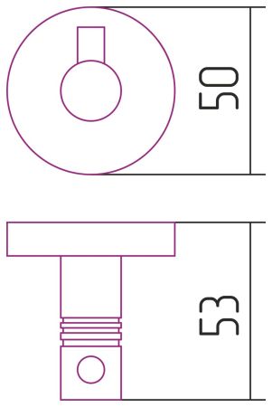 Крючок, Сунержа, КАНЬОН, одинарный, ширина, мм-50, глубина, мм-53, высота, мм-50, тип установки-настенный, материал-нержавеющая сталь, цвет-золото, артикул 03-3000-1001