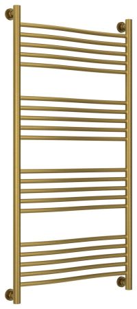 Полотенцесушитель водяной "ФЛЮИД+" 1200х600 (Состаренная Латунь), артикул 051-0222-1260
