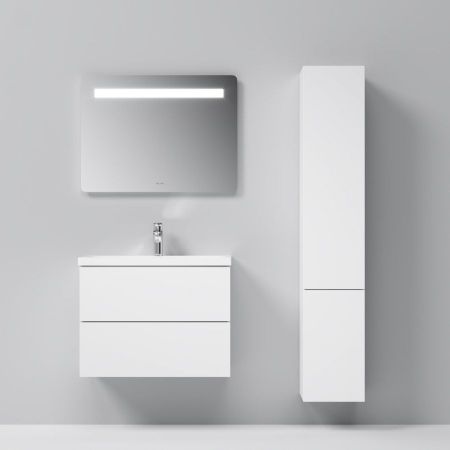 M90CHR0306WG GEM, шкаф-колонна, подвесной, правый, 30 см, двери, push-to-open, цвет: белый, глянец, артикул M90CHR0306WG