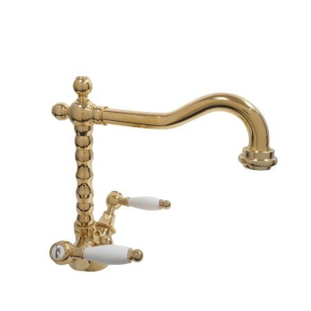 Смеситель для раковины Webert Dorian DO700302010, золото, артикул DO700302010