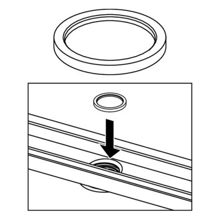 Прокладка для погружного стакана, артикул 668012