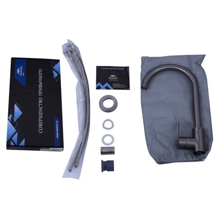 Смеситель для кухни FASHUN A54001N-17, графит