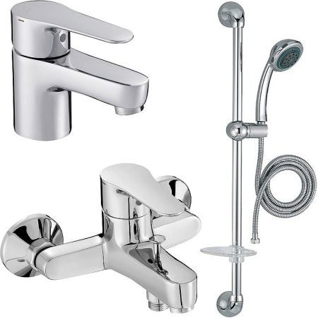 Комплект смесителей Jacob Delafon July 3 в 1 Хром