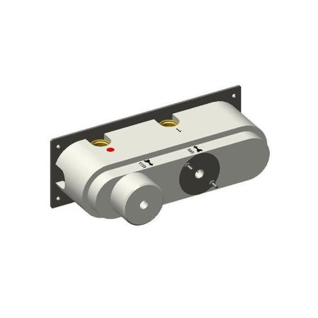 Внутрення часть, Carimali,  для прогрессивного смесителя c держателем для душа, на 3 выхода, стандарт подвода воды-1/2", цвет-хром, артикул W21939CR