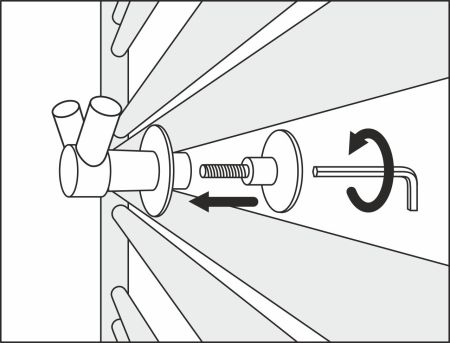 Крючок, Сунержа, ВИКТОРИЯ, двойной, ширина, мм-50, глубина, мм-50, высота, мм-50, тип установки-между перемычками полотенцесушителя, для водяных и электрических моделей, материал-нержавеющая сталь, крепления в комплекте, цвет-золото, артикул 03-2010-0002