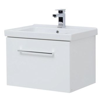 Тумба под раковину подвесная Dreja Big Inn 65 см, белый