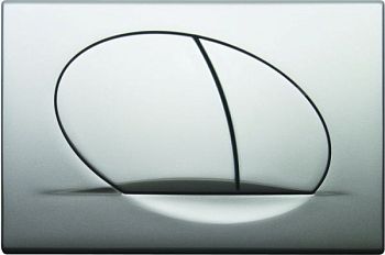 Schwab OvateDuo, панель смыва с двумя клавишами, цвет матовый хром
