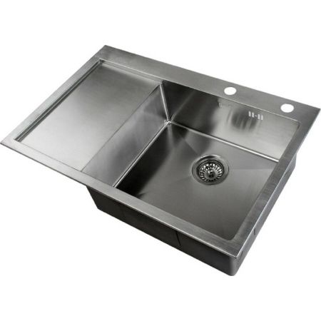 Кухонная мойка ZorG Rx RX-7851-R Матовый хром, артикул RX-7851-R