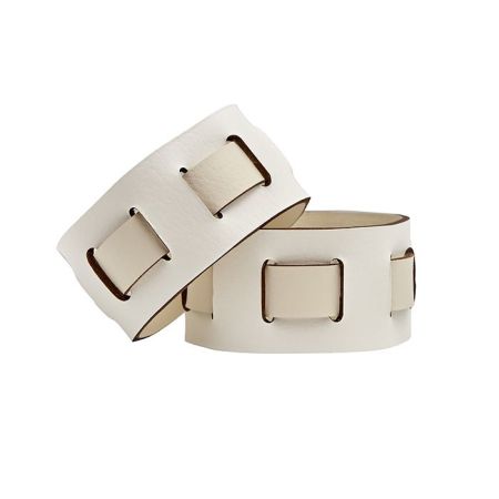 ADJ Кольцо для салфеток Bottega, D5 см., цвет: белый/панна котта, артикул 010.B.10/16