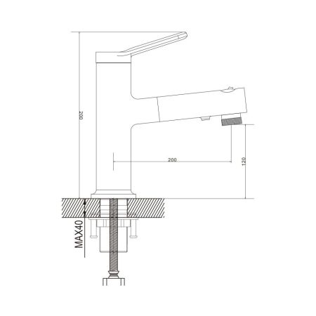 Смеситель для раковины многофункциональный Raffine F281, хром, артикул F281