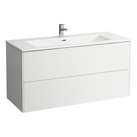 Laufen Pro S Комплект, раковина и база 1200x500x610 мм, с 2 ящиками с мех. push-and-pull, белый глянц., артикул 8.6496.3.261.104.1