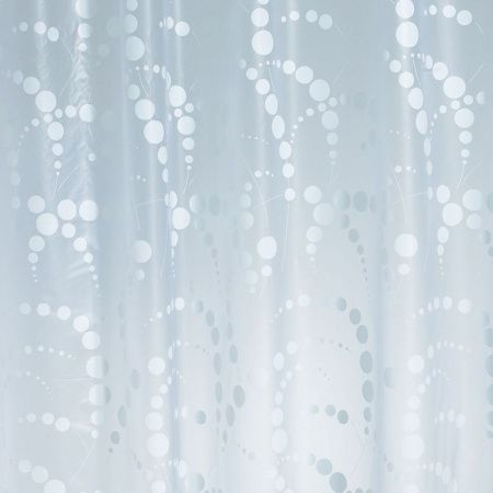 Штора для ванны Ridder Dots 200х180 Белая Штора для ванны Ridder Dots 200х180 Белая