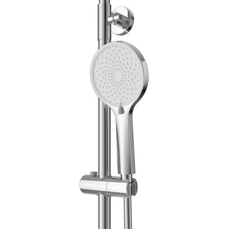 STYLUS-CD-NOP Душевая стойка со смесителем, черный матовый, артикул STYLUS-CD-NOP