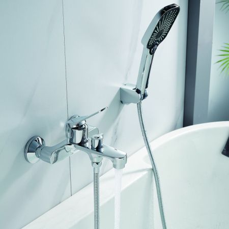 Смеситель для ванны Shevanik S6202, хром