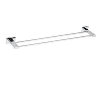 Полотенцедержатель Plaza двойной  625x35x120мм, хром