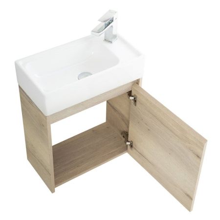 Мебель для ванной комнаты BELBAGNO KRAFT MINI, артикул KRAFT MINI-500/260-1A-SO-CG-R