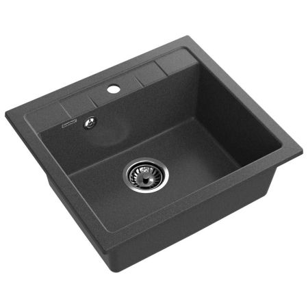 Кухонная мойка GranFest QUADRO 561, графит, артикул Q-561 графит