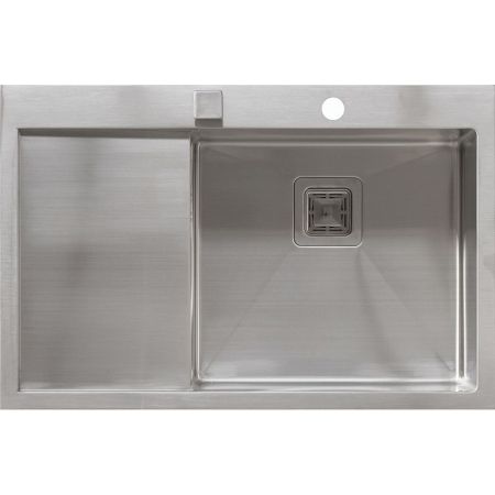 Мойка Seaman Eco Marino SMB-7851LSQ, два отверстия (Ø35мм), комплектация с вентиль-автоматом, артикул SMB-7851LSQ.B