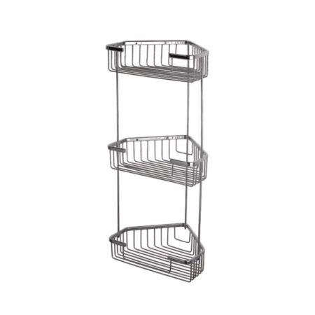 Полка металлическая угловая D-Lin D201306, хром, артикул D201306