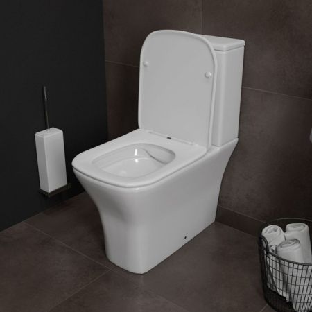 Унитаз напольный WesnaArt KUBUS 103-KUB13, белый, артикул 103-KUB13