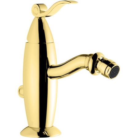 Смеситель Abel с донным клапаном для биде, цвет золото