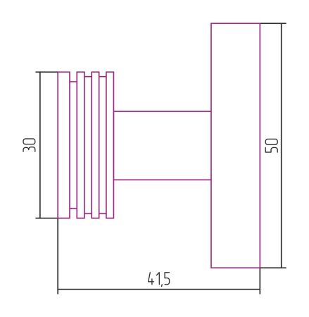 Крючок, Сунержа, КАНЬОН, одинарный, ширина, мм-50, глубина, мм-41, высота, мм-50, тип установки-настенный, материал-нержавеющая сталь, крепления в комплекте, цвет-шампань, артикул 020-3005-0000