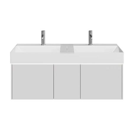 Тумба GRANDE подвесная 120, 3 ящика, архитектурный серый  , артикул GR.120.3\AGR.M