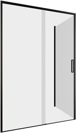 Душевой уголок Aquanet Pleasure Evo 130x80 AE65-130x80-BT профиль черный, прозрачное стекло, артикул AE65-130x80-BT