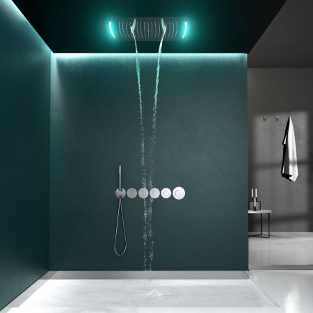 Душевая система встроенная с термостатом Timo Saona SX-2319/00SM хром, артикул SX-2319/00SM