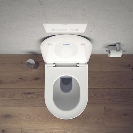 Duravit Soleil by Starck Унитаз напольный  370х600мм, безободковый, слив универсальный,  Weiß Hochglanz, HyG, цвет белый, артикул 2010090000