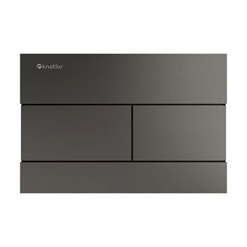 Клавиша смыва Knotlor BIS103GM, вороненая сталь