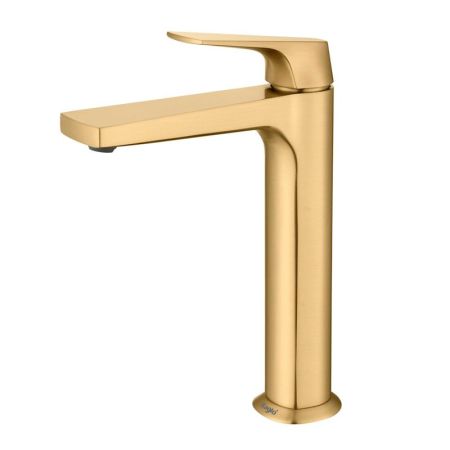 Смеситель для раковины высокий Raglo R07.15.03, золотой сатин, артикул R07.15.03