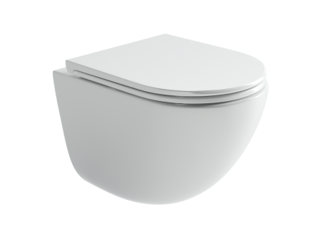 Подвесной унитаз Тренд (Vogue) безободковый, смыв торнадо, артикул CN4008T