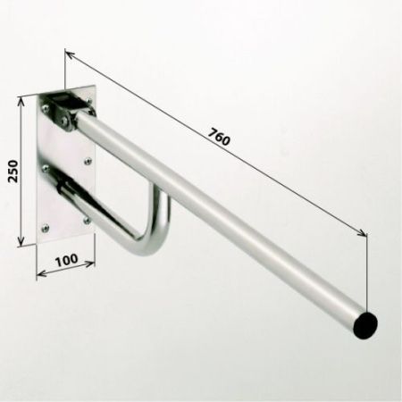 HELP Откидной поручень 760мм,  белый, артикул 301102094