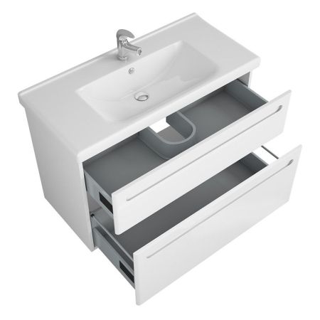 Тумба под раковину Owl 1975 Otalia 100 OW04.07.00 подвесная Белая, артикул OW04.07.00